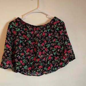 Forever 21 Floral Mini Skirt